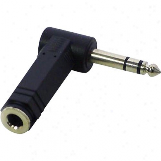 Hosw Gpp-273 1/4&" Trs (f) To Same (m) - Right Angle Adaptor