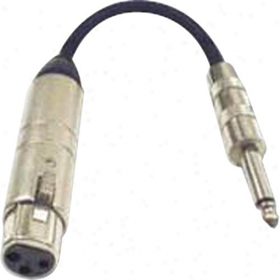 Hosa Mit-176 Xlr3f 1/4" Ts - Mic Impedance Transformer