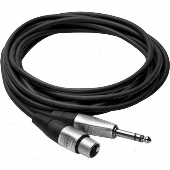 Hosa Rean 1/4" Trs To Xlr3m Speaker Cable 3-foot