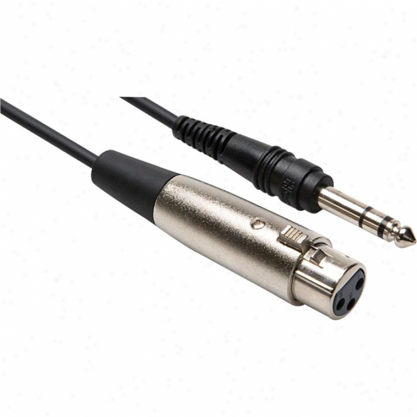 Hosa Xlr(f)-stereo 1/4" , 15ft.