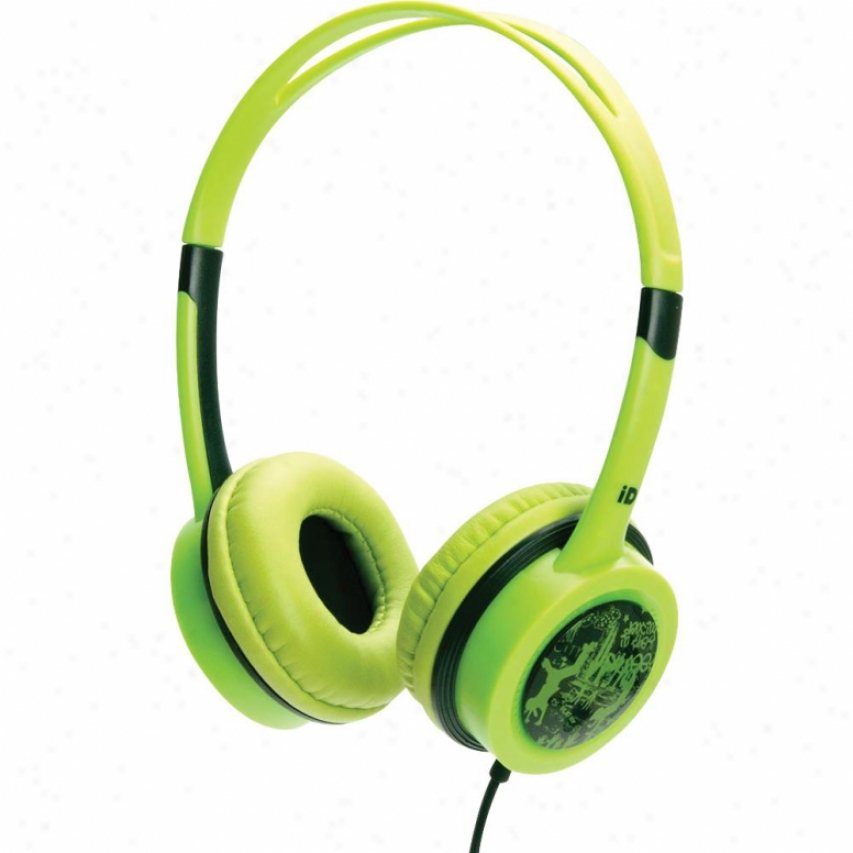 Idance Free10 Headphones - Green With Black Trim