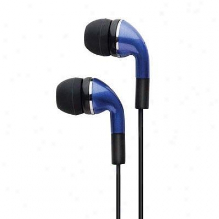 Ihome Noise Isolating Earbuds Blue