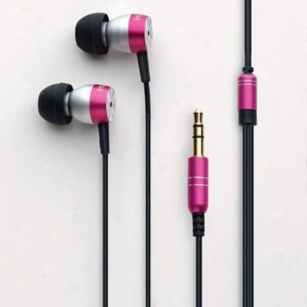 Ihome N0ise Isolating Earbuds Pink