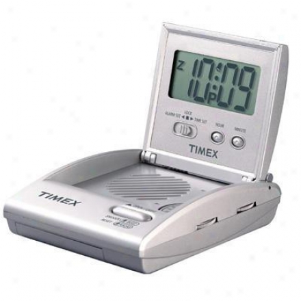 Ihome Travel Alarm Clock Radio Silv