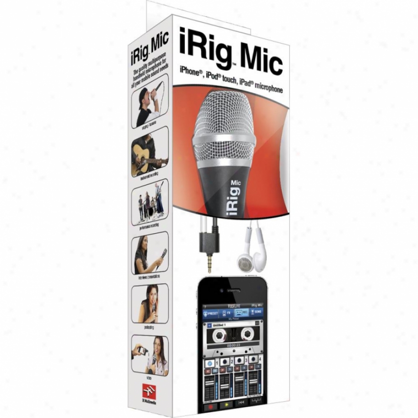 Ik Multimedia Irig Microphone For Iphone, I;od Touch And Ipad Irigmic