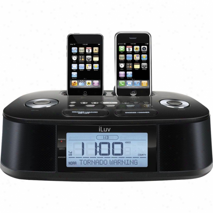 Iluv Imm183 Hi-fi Dual Alarm Clock Radio
