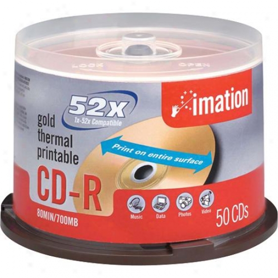 Imation Cd-r 52x 50-pack Spindle - 17301