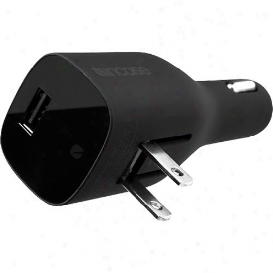 Incase Combo Charger For Ipod Iphone And Ipad Ec20035 - Black