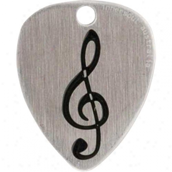 Innersoul Gp11bk Clef Sketch Guitar Pick Pendant