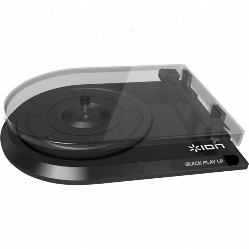 Ion Quick Play Lp - Conversion Turntable W/ Rca Outputs