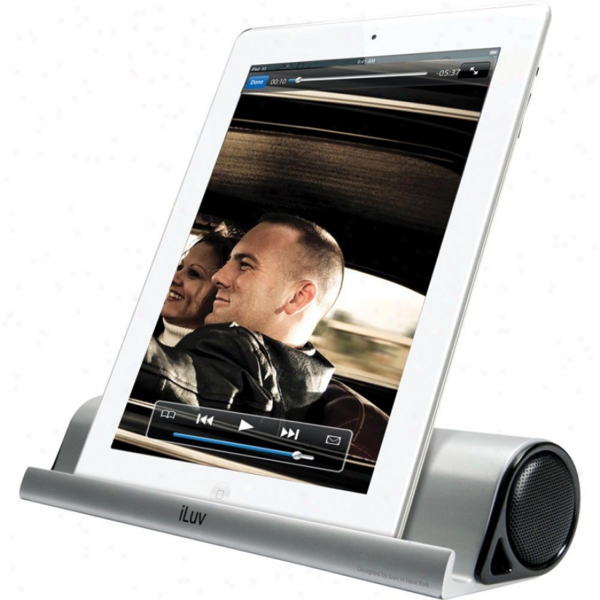 Isp245 Mo'bdats Portable Stereo Bluetooth Speaker Stand