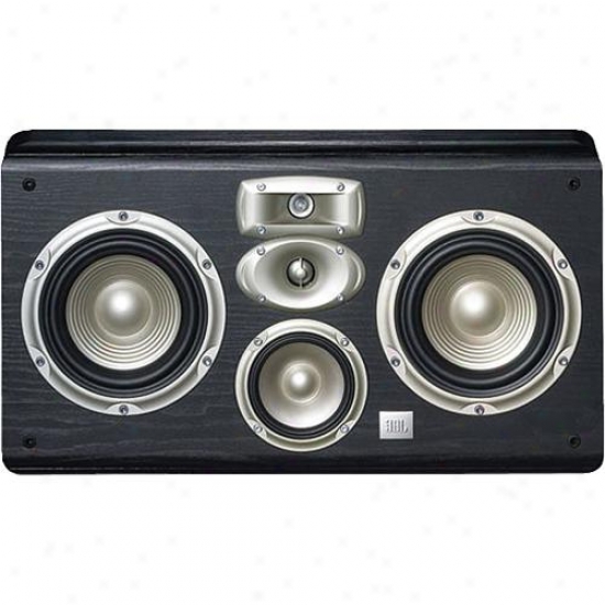 Jbl Lc2-bk 4-way Dual 6" Wall-mount Center Channel Speaker - Black