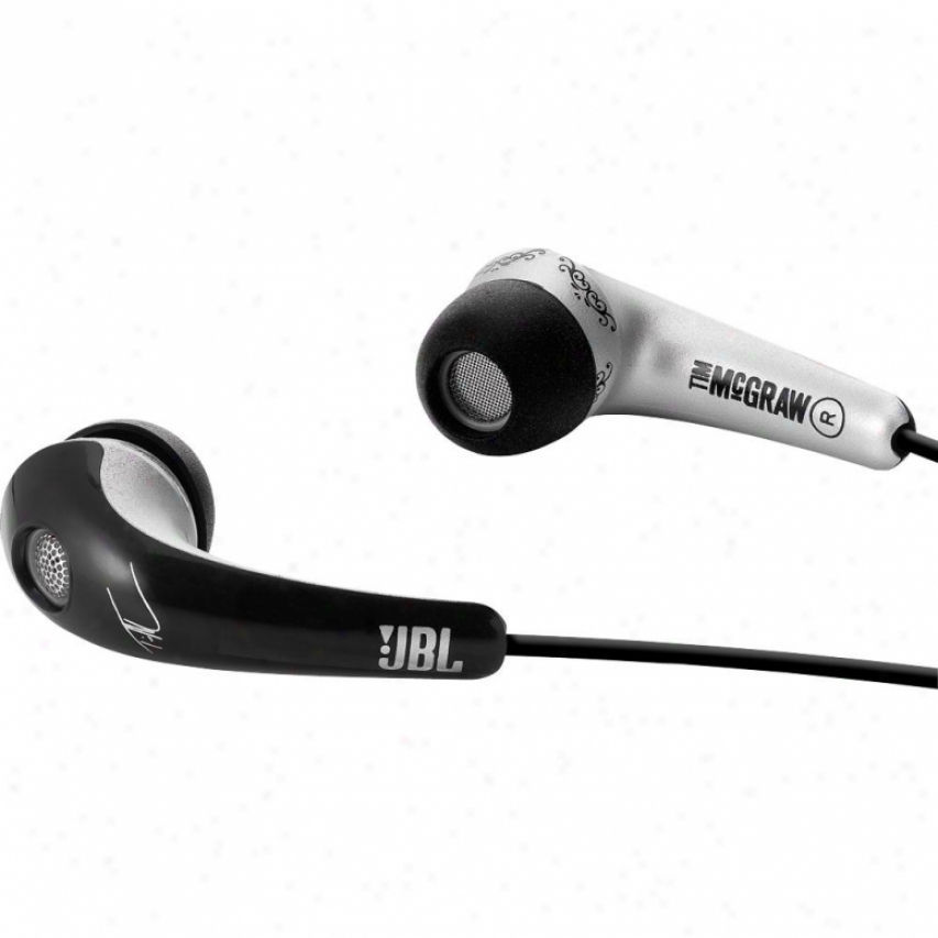 Jbl Tim Mcbraw Hi-fi Stereo In-ear Headphones - Black And Gold