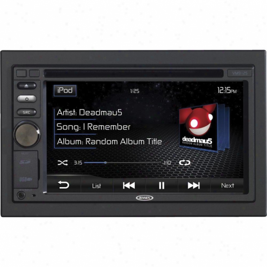 Jensen Vm9125 2-din 6.2" Widescreen Lcd Multimedia Car Receiver