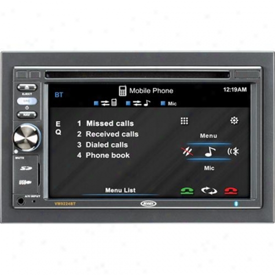 Jensen Vm9224bt 2din 6.2-nch Widescreen Lcd Car Multimedia Video Receiver