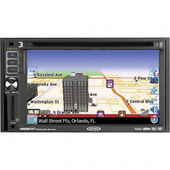 Jensen Vm9424 6.2-inch Double-din Multimedia Navigation Receiver