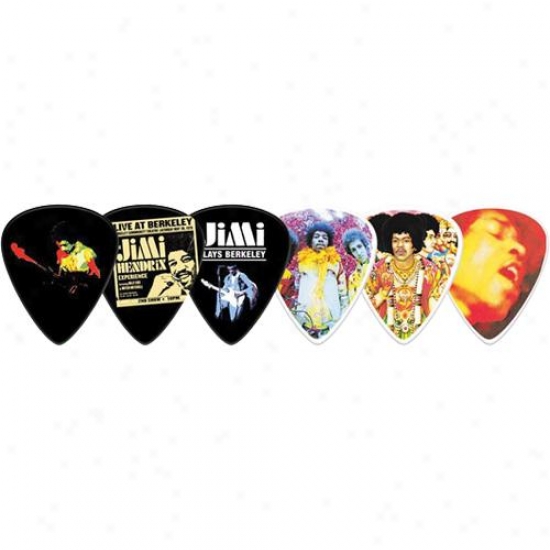 Jim Dunlop Jimi Hendrix Band Of Gypsys Collector's Tin - 12 Picks Per Tin