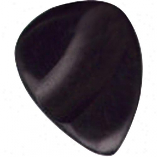 John Pearse Strings Ebony Flat Picks - Bag Of 10