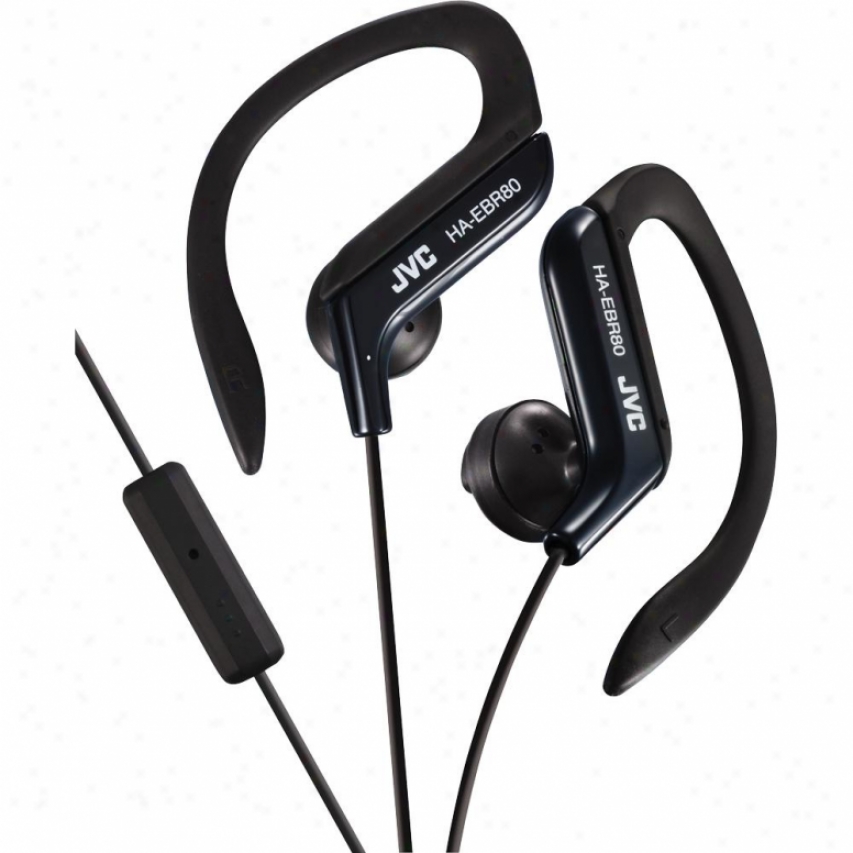 Jvc Ha-ebr80 Sport-clip Earphoone Black