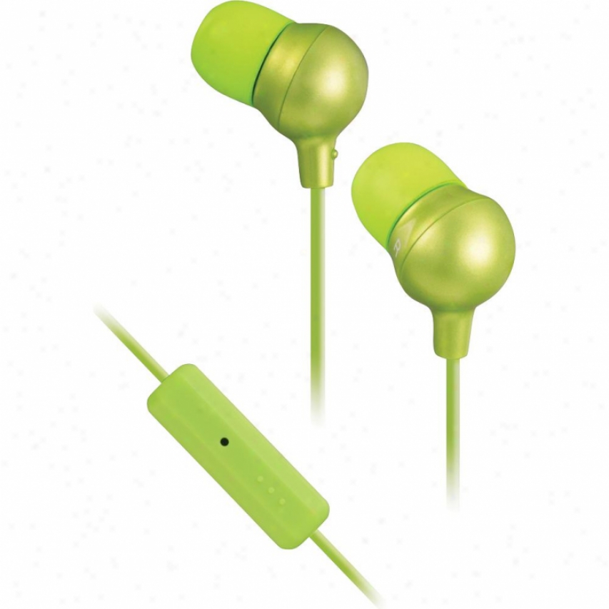 Jvc Ha-fr36 Mrashmallow Earphone/micropjone Headset Green