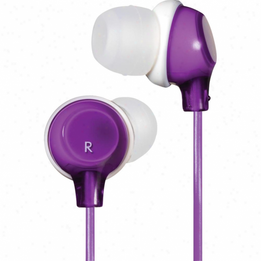 Jvc Ha-fx22 In-ear Canal Clear Color Headphones - Violet