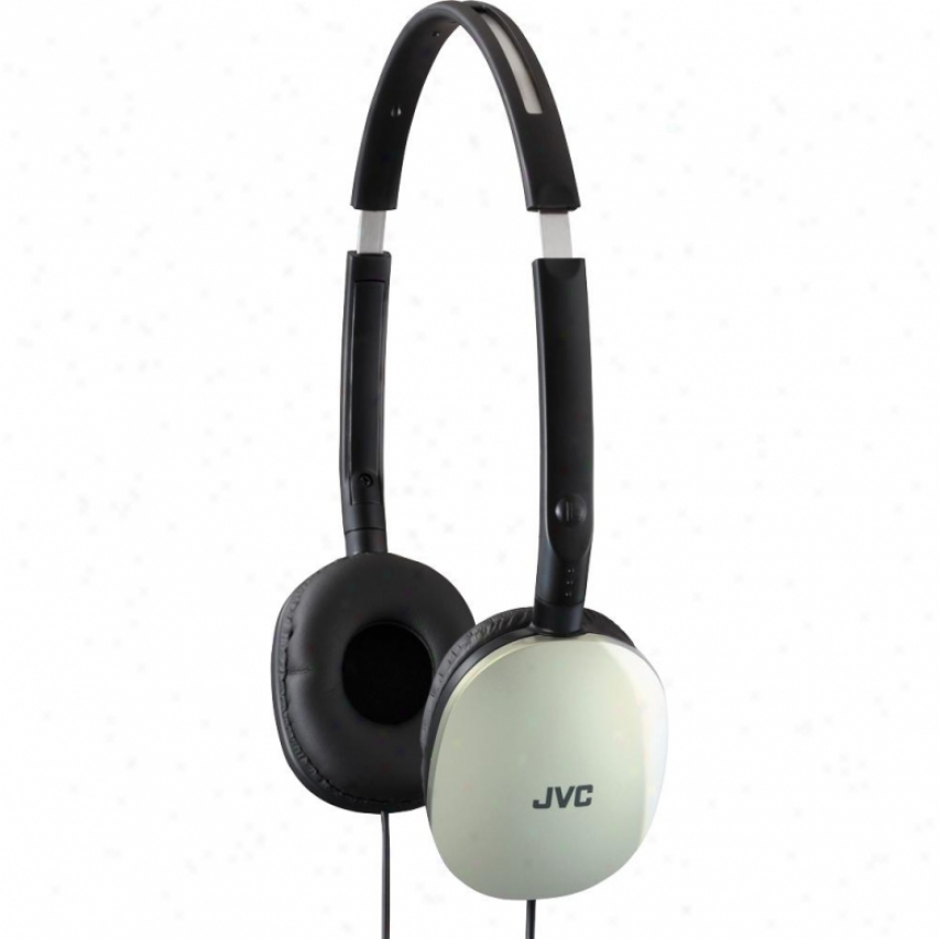 Jvc Headphones Flats Foldable Closed Type Silver Has160s