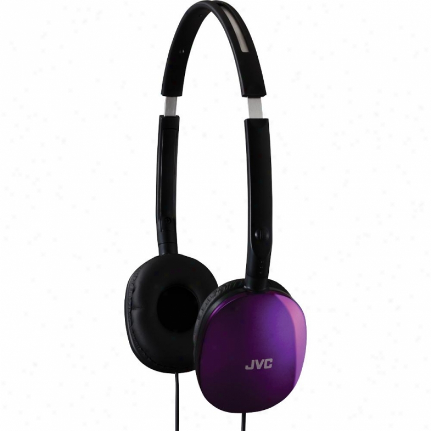 Jvc Headphones Flats Foldable Closed Type Violet Has160v