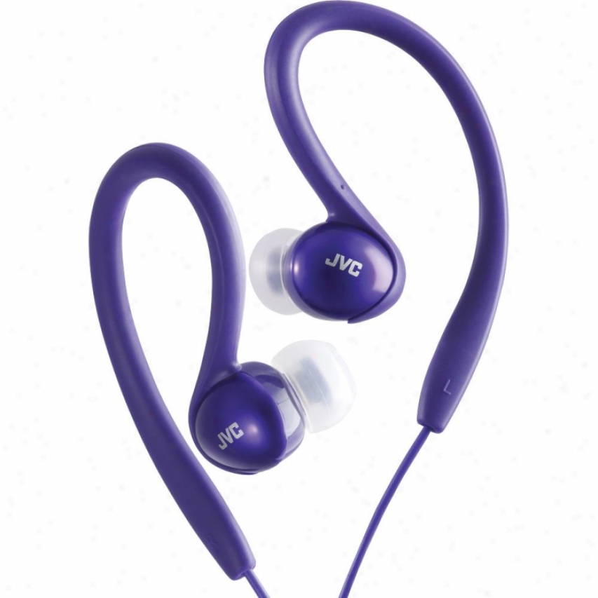 Jvc Innerear Spring-clasp Headphone Violet