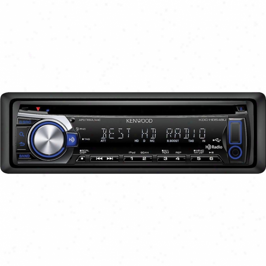 Kenwood Kdc-hd548u Car Cd-receiver Wuth Built-in Hd Radio