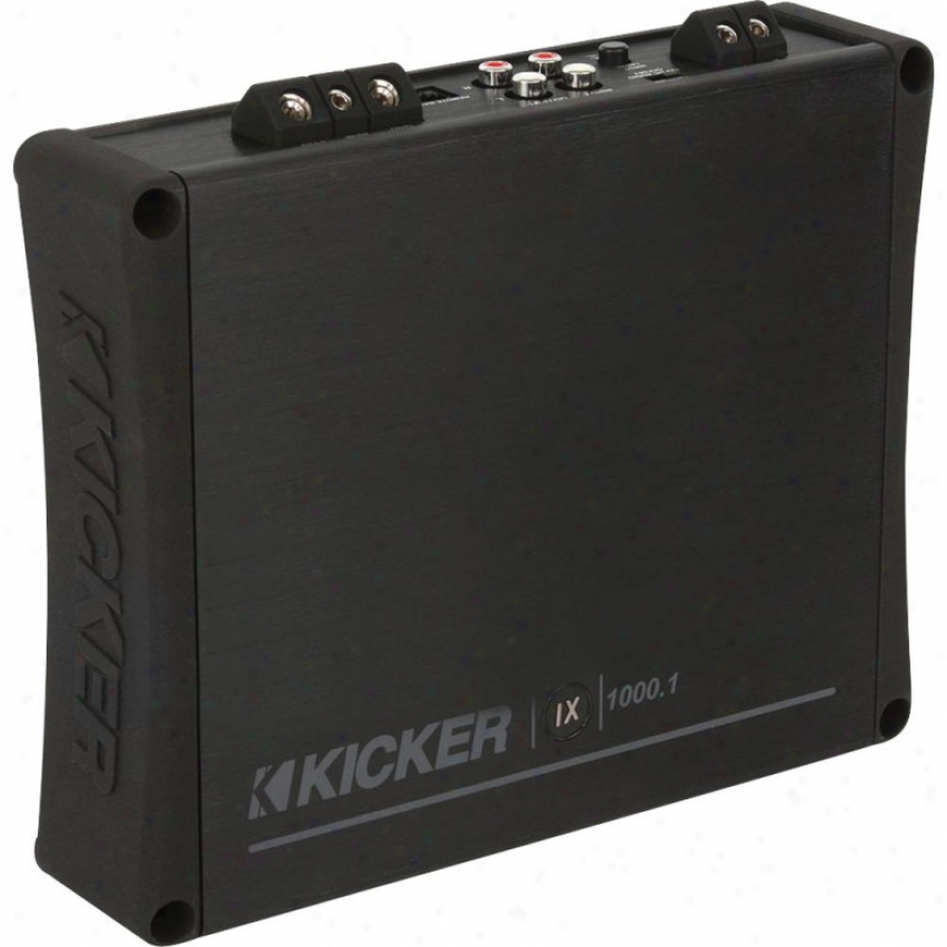Kicker 1000 Watt Mono Auto Sub Amp W/subsonic Filter And Bass Boost