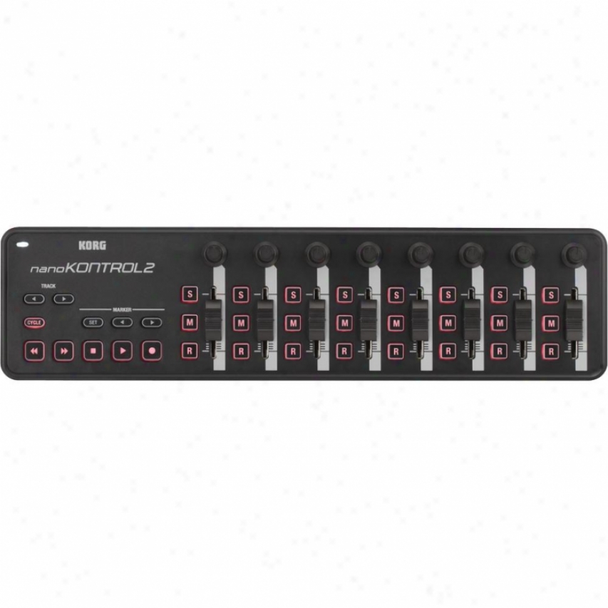 Korg Nanokonfrol2 Slim-line Usb Control Surface - Black