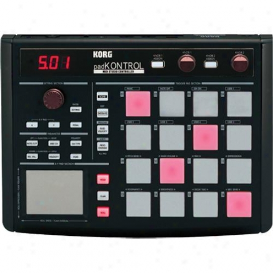 Korg Padkontrol Midi Studio Controller - Black