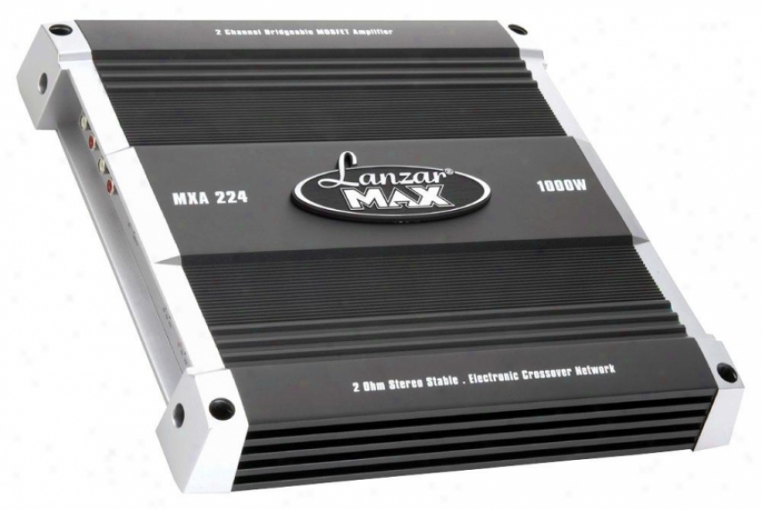 Lanzar 2 Channel Bridgeable Mosfet Amplifier 1000 Watts Mxa224