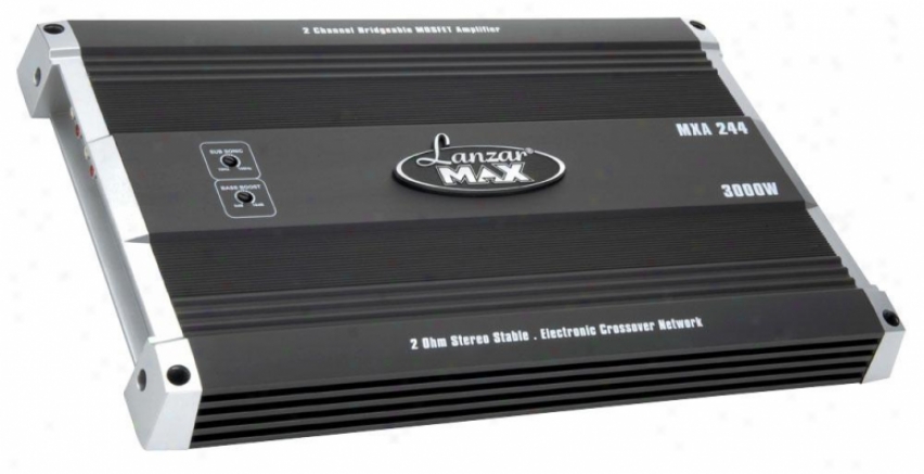 Lanzar 2 Channel Bridgeable Mosfet Amplifier 3000 Watts Mxa244