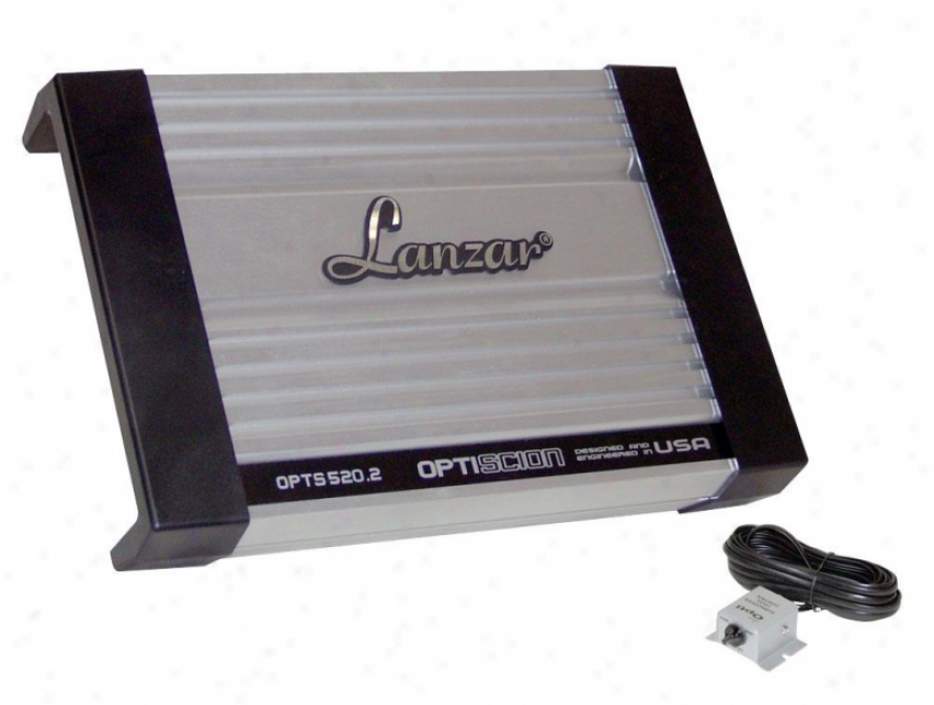 Lanzar 2 Channel Competition Amplifier 380 Watt Opti Scion Opts520.2