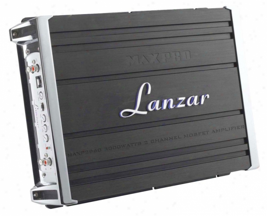 Lanzar 2 Channel Remote from the equator Power Mosfet Amplifier 3000 Watts Maxp2960