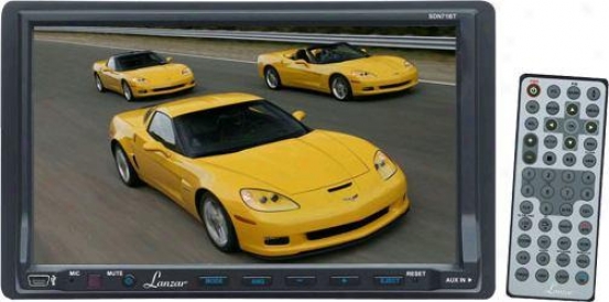 Lanzar 7-in Double Noise Tft Touch Screen Dvd/vcd/cd /mp3/mp4/cd-r/usb/sd-mmc Card