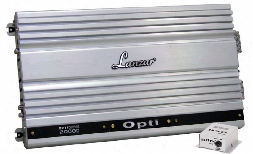 Lanzar Mono Block Competition Class Amplifier 2000 Watt Optidrive Opti2000d