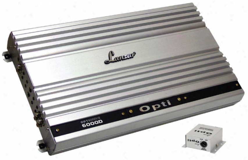 Lanzar Mono Block Competition Class Amplifier 6000 Watt Optidrive Opti6000d