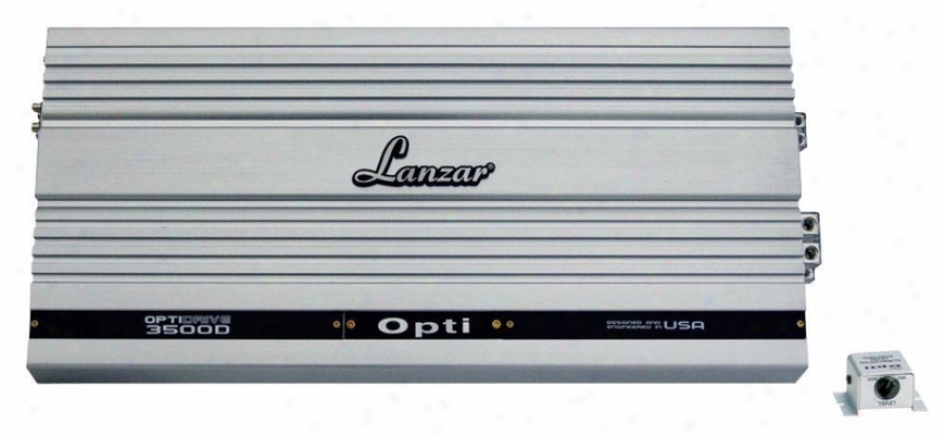 Lanzar Mono Block Mosfet Power Amplifier 3500 Watt Opti3500d