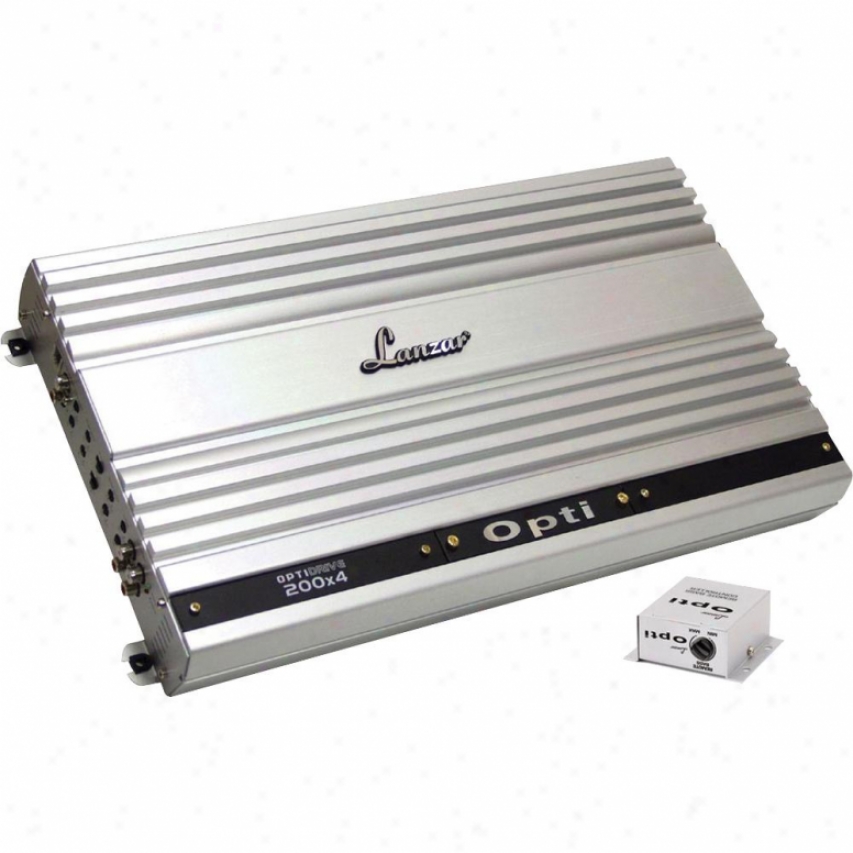 Lanzar Optidrive 1600 Watt 4 Channel Competition Class Amplifier