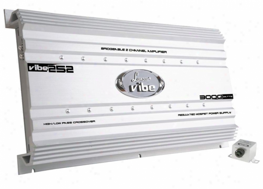 Lanzar Vibe 3000 Watt 2 Channel Mosfet Amplifier