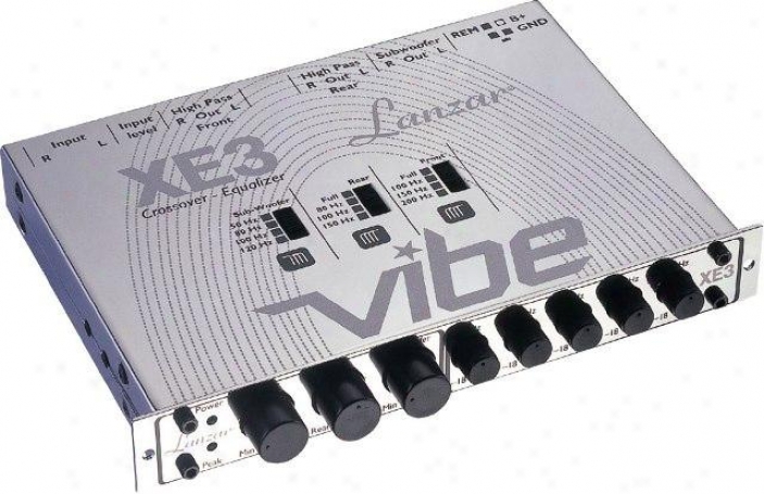 Lanzar Vibe Half Din In-dash 3 Way Electronic Crossover/5 Band Equalizer