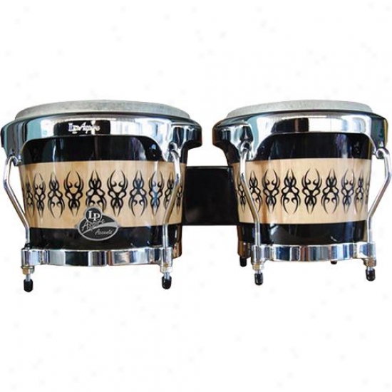 Latin Percussion Aspire Wood Bongos - Beetle Design