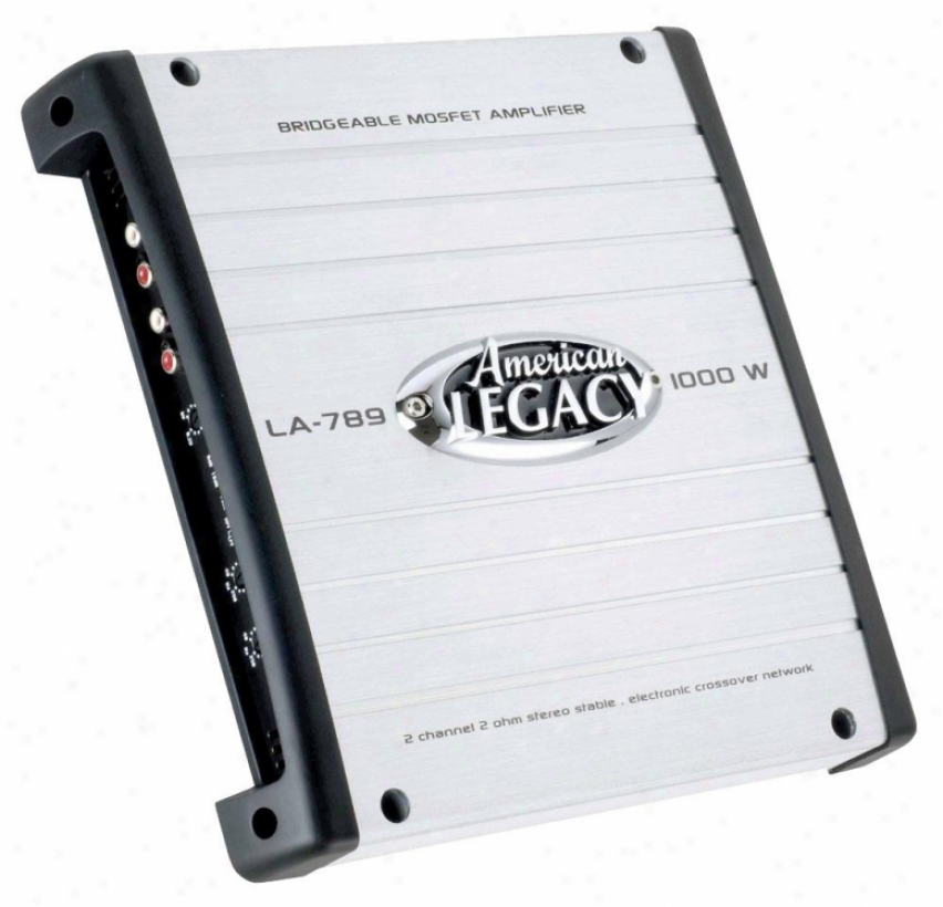 Legqcy 1000 Watts 2 Channel Bridgeable Mosfet Amplifier