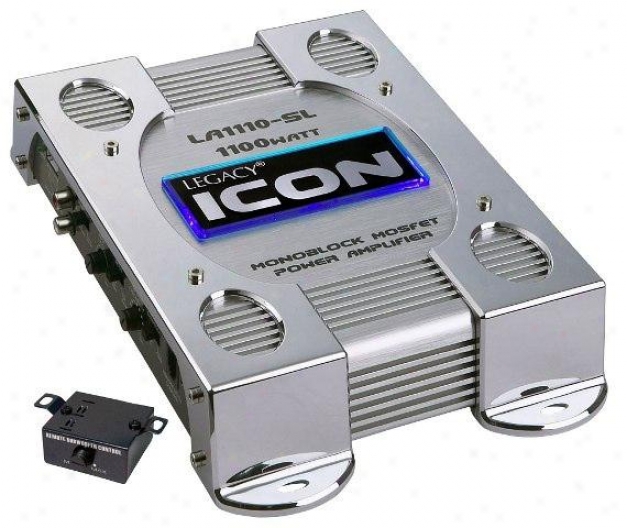 Legacy 1100 Wattt Mono-block Class-d Amplifier (silver)