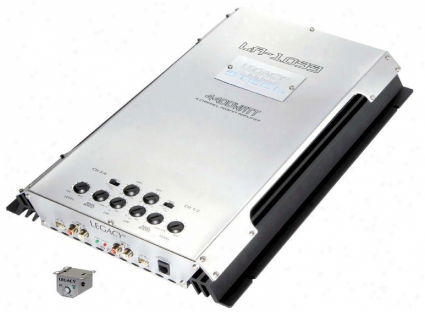 Legacy 4400 Watt 4 Channel Bridgeable Mosfet Amplifier