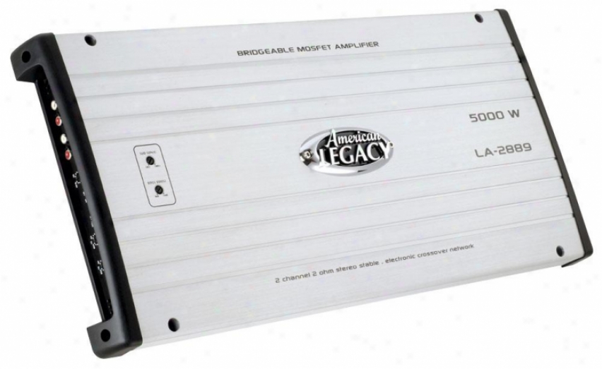 Legacy 5000 Watts 2 Channel Bridgeable Mosfet Amplifier