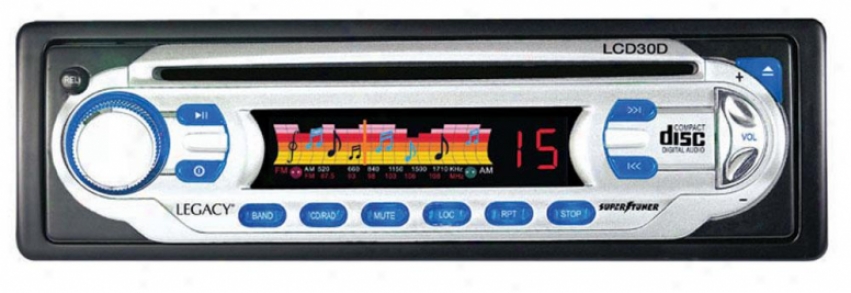 Legacy Am/fm Analog Display Receiver Auto Loading Cd Player W/detachable Face