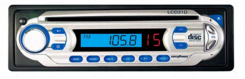 Legacy Am/fm Lcd Display Receiver Auto Loading Cd Player W/detachable Face